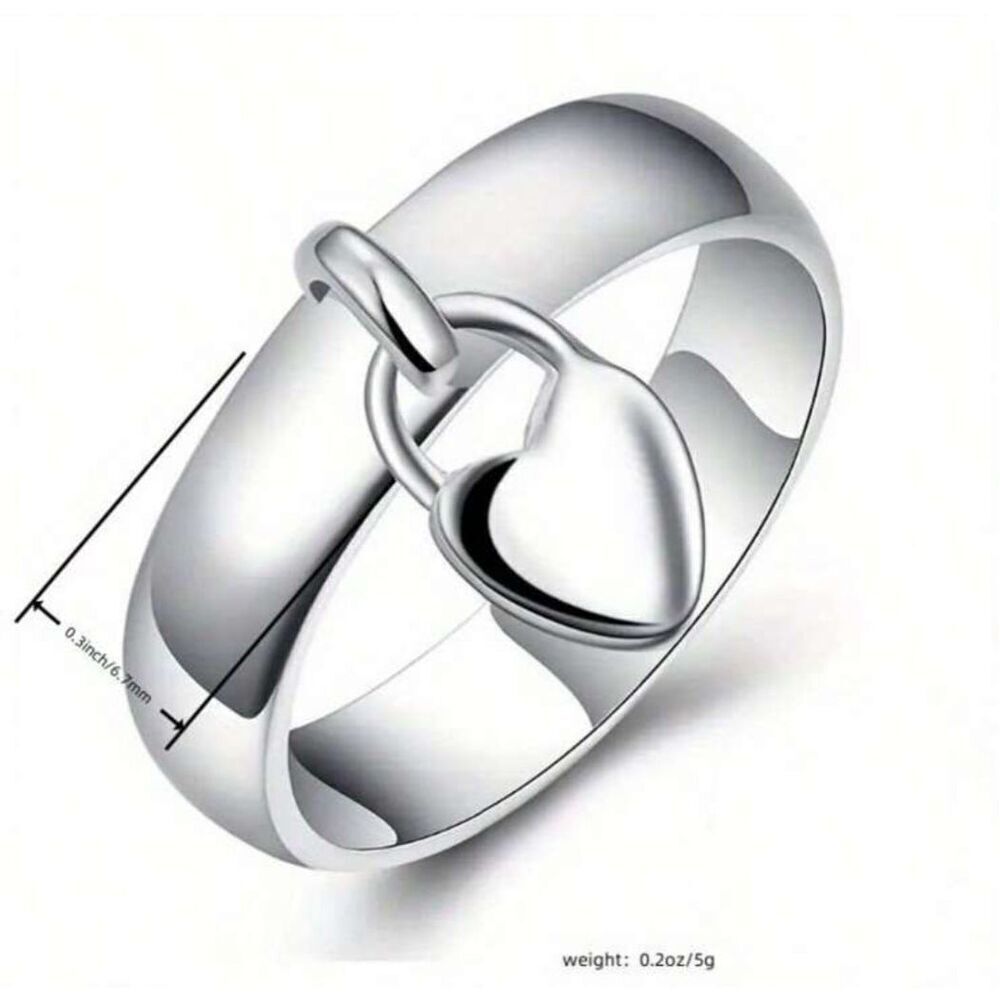 Sterling Heart Ring - Picture 4 of 6